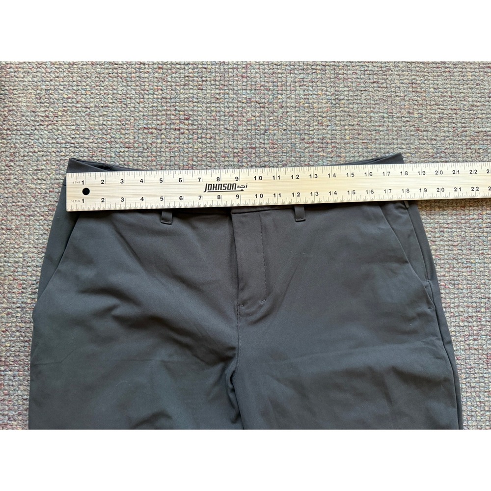 Lululemon Commission Slim Fit Pant Warpstreme Charcoal Grey Mens 35x32 - Picture 3 of 6